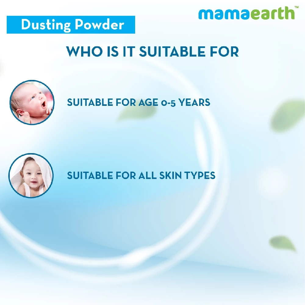 Dusting Powder with Organic Oatmeal and Arrowroot Powder for Babies, 300 g-6.webp